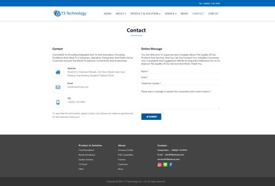 iBlueResponsiveSimple藍色簡潔響應式自適應企業(yè)網站定制